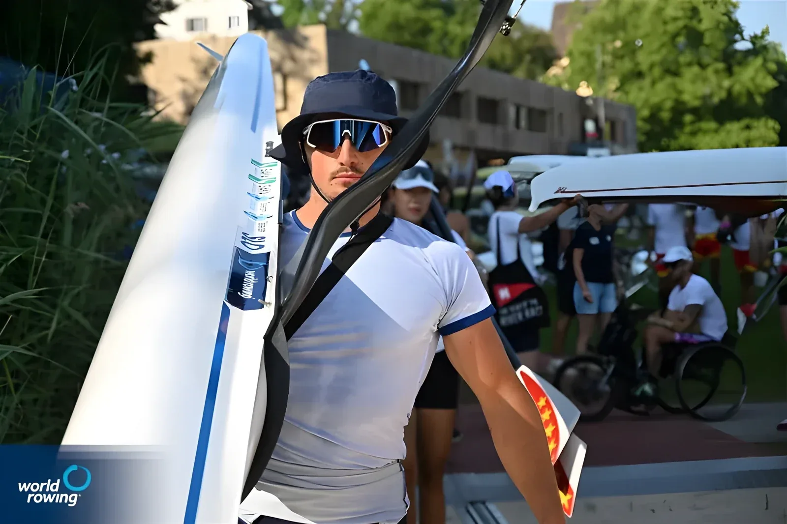 Isak at the 2026 World Rowing Cup in Lucerne